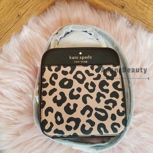 NWT Kate Spade Daisy Vanity Crossbody Leopard Cheetah Print Bag Top Handbag